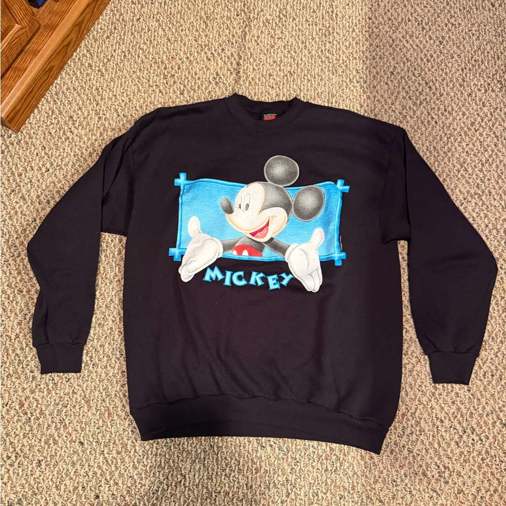 Vintage Mickey Mouse Crewneck Sweatshirt - Picture 1 of 4